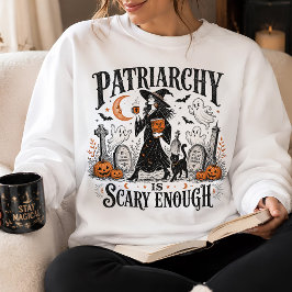 Feministische Halloween Heks Patriarchaat Is Schri Trui