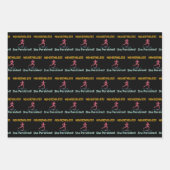 feministische hardloopster bleef echter doorzetten inpakpapier vel (Voorkant)