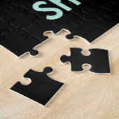 feministische hardloopster bleef echter doorzetten legpuzzel (Zijkant)