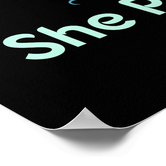 feministische hardloopster bleef echter doorzetten poster (Hoek)