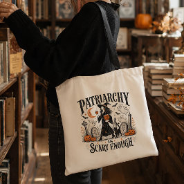 Feministische Heks Halloween Anti Patriarchie Goti Tote Bag