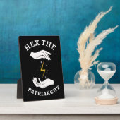 Feministische heks - Hex the Patriarchy I Fotoplaat (Zijkant)