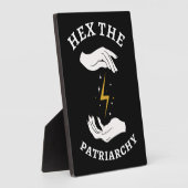 Feministische heks - Hex the Patriarchy I Fotoplaat (Zijkant)