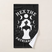 Feministische heks - Hex the Patriarchy II Bad Handdoek (Handdoek)
