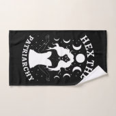Feministische heks - Hex the Patriarchy II Bad Handdoek (Handdoek)