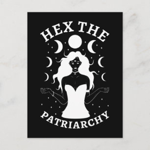Feministische heks - Hex the Patriarchy II Briefkaart