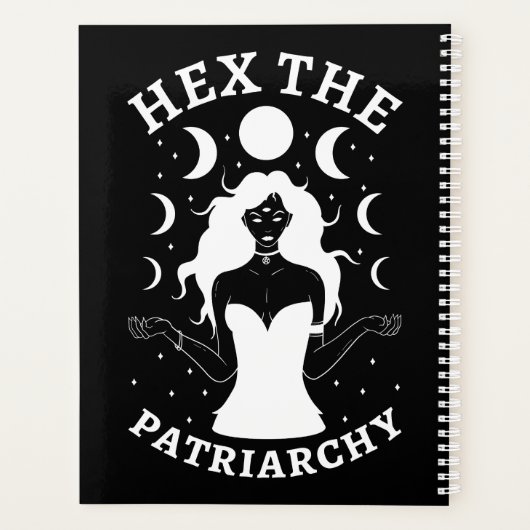 Feministische heks - Hex the Patriarchy II Planner (Achterkant)