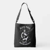 Feministische heks - Hex the Patriarchy III Crossbody Tas (Achterkant)