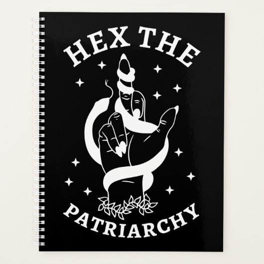 Feministische heks - Hex the Patriarchy III Planner (Voorkant)