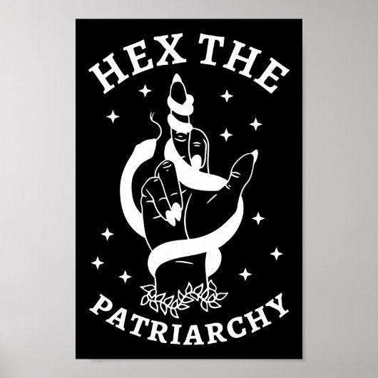 Feministische heks - Hex the Patriarchy III Poster (Voorkant)