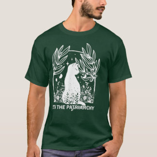 Feministische heks Hij is het patriarchistische fe T-shirt