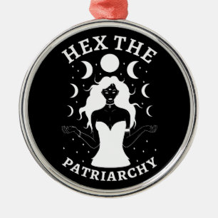 Feministische Heks - Patriarchaat Vervloeken II Metalen Ornament