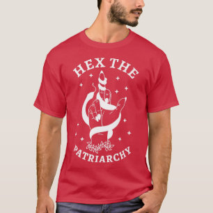 Feministische heks vecht tegen de patriarchie die  t-shirt