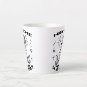 Feministische heks, verwarm de patriarchie latte mok (Voorkant)