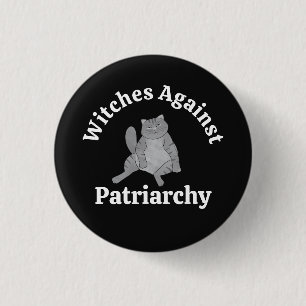 Feministische Heksen Kat Liefhebber Politiek Prote Ronde Button 3,2 Cm