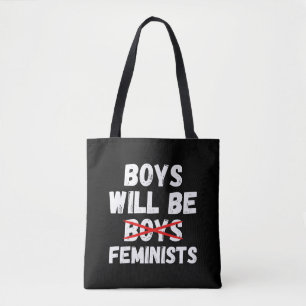 Feministische Jongen - Jongens Worden Feministen I Tote Bag