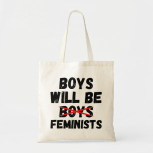 Feministische Jongen - Jongens Worden Feministen I Tote Bag