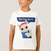 Feministische kat t-shirt (Voorkant)