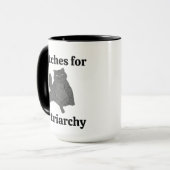 Feministische Kattenmoeder Astrologie Tarot Zodiac Mok (Voorkant links)