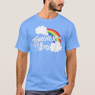 Feministische Killjoy Retro Regenboog Feminisme169 T-shirt