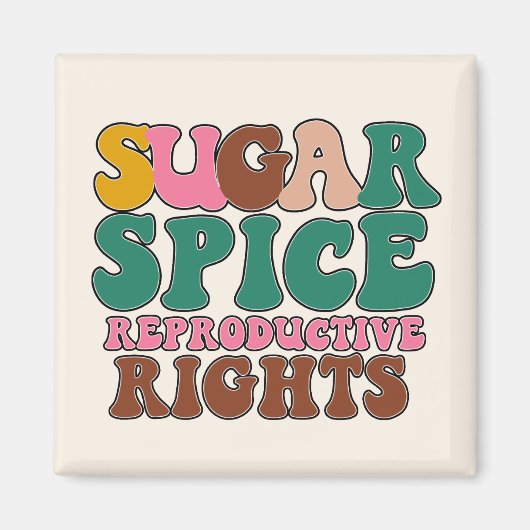 Feministische koelkast Decor Magneet (Voorkant)