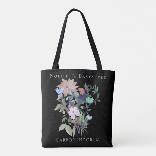 feministische kunst neoliet te beestardes carborun tote bag (Achterkant)