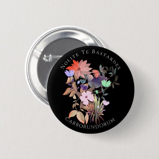 Feministische kunst Nolite Te Bastardes Carborundo Ronde Button 5,7 Cm (Voorkant /achterkant)