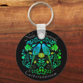 Feministische kunst Nolite Te Bastardes Carborundo Sleutelhanger (Voorkant)