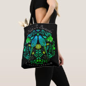 Feministische kunst Nolite Te Bastardes Carborundo Tote Bag (Dichtbij)