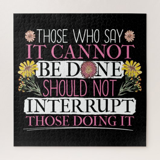 Feministische leider machtigde vrouwen legpuzzel (Verticaal)