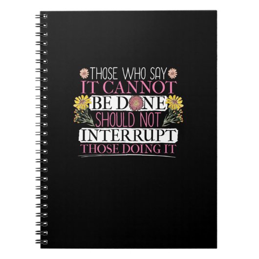 Feministische leider machtigde vrouwen notitieboek (Voorkant)