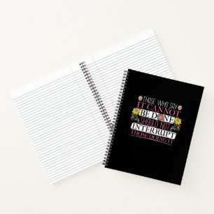 Feministische leider machtigde vrouwen notitieboek