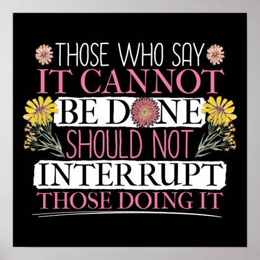 Feministische leider machtigde vrouwen poster (Voorkant)