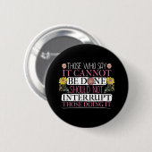 Feministische leider machtigde vrouwen ronde button 5,7 cm (Voorkant /achterkant)