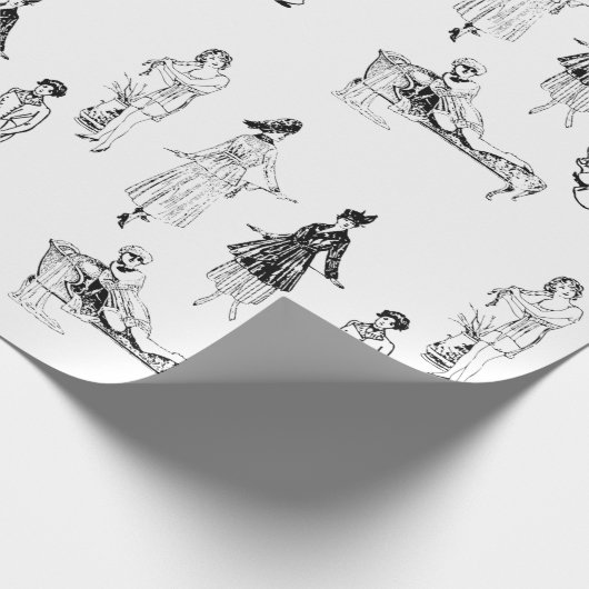  feministische Mode Cadeaupapier (Hoek)