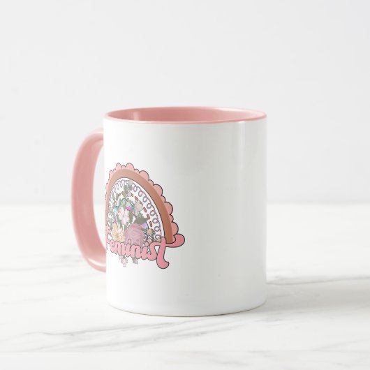 Feministische Mok (Voorkant links)