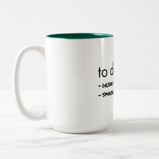 feministische mok koffie (Links)