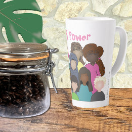 Feministische mok met Girl Power