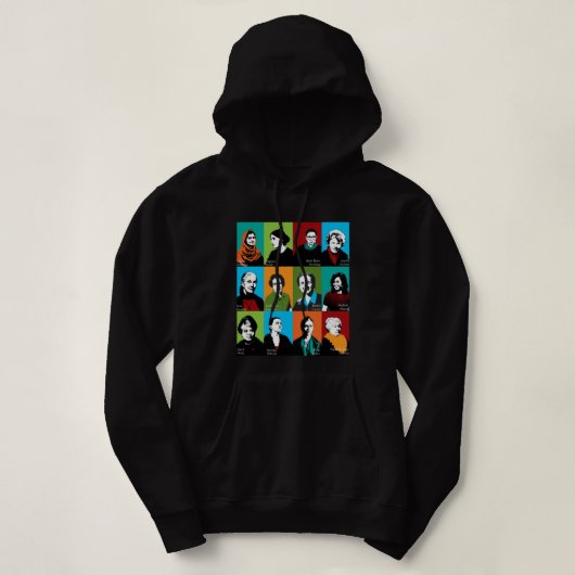Feministische pictogrammen hoodie (Design voorkant)