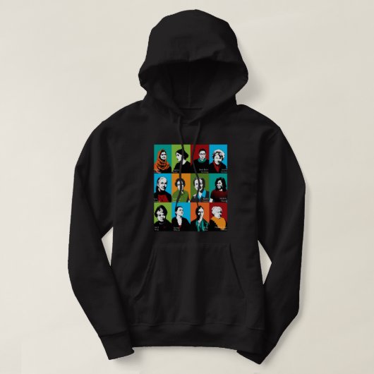 Feministische pictogrammen hoodie (Design voorkant)