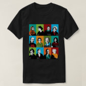 Feministische pictogrammen t-shirt (Design voorkant)