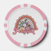 Feministische Poker Chips (Voorkant)
