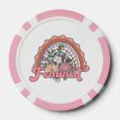 Feministische Poker Chips (Achterkant)