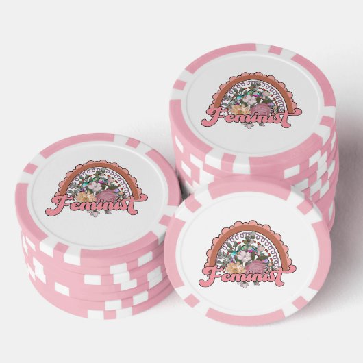 Feministische Poker Chips (Opstapeling)