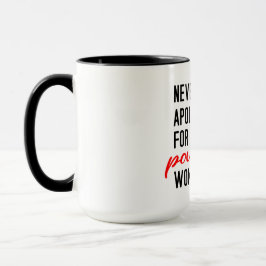 Feministische Power Coffee Mok