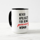 Feministische Power Coffee Mok (Voorkant links)