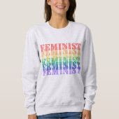 feministische regenboog trui (Voorkant)