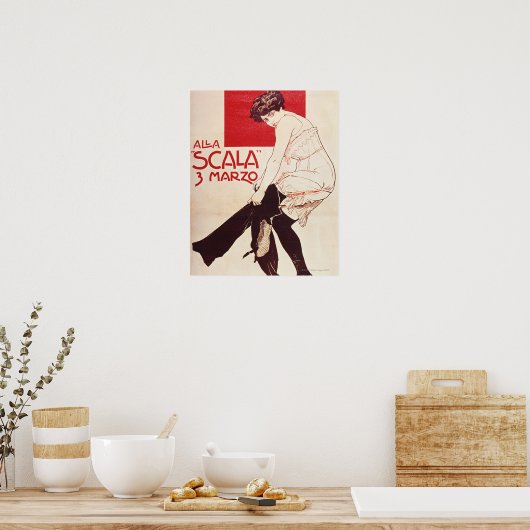 Feministische reünie van de Socialistische Liga Poster (Keuken)