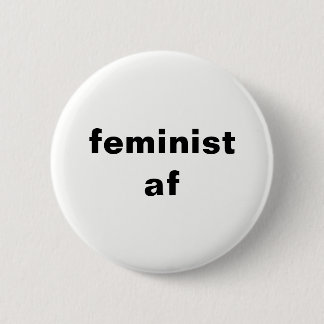 feministische ronde-knop ronde button 5,7 cm