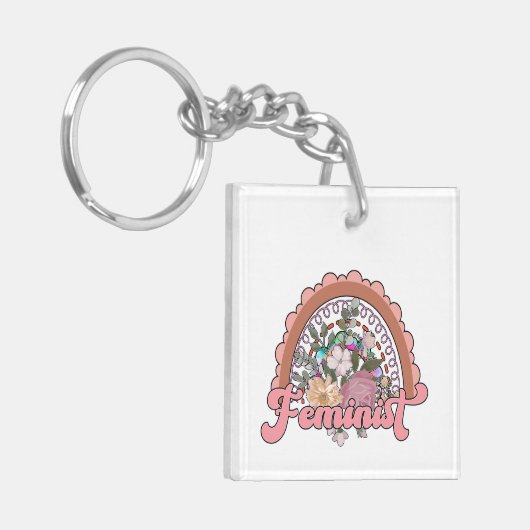 Feministische Sleutelhanger (Voorkant Links)